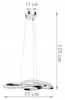 Lampa wisząca  LEDO BIG chrom