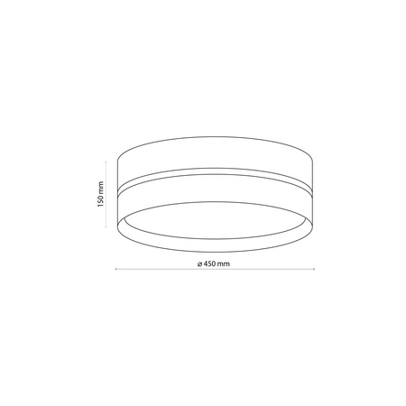 BOHO WHITE LAMPA SUFITOWA 3 PŁ 450