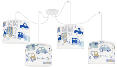 Lampa wisząca AUTKA NIEBIESKIE 4