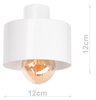 Lampa wisząca LOFT 3 czarna