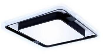 LAMPA DEKORACYJNA PANEL 66W KWADRAT CZARNA STELLA + PILOT  DL-F01