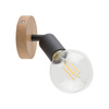 SIMPLY WOOD LAMPA SUFITOWA 1 PŁ BLACK
