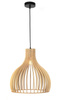 Lampa drewniana wisząca E27 PZE-902 35cm