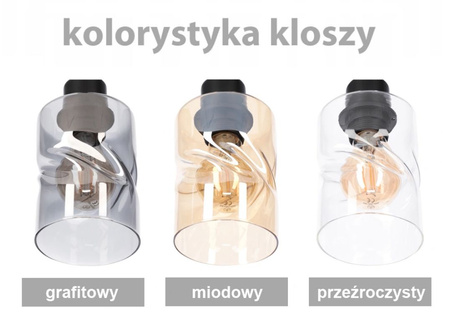 Lampa wisząca LOFT SZKŁO 2