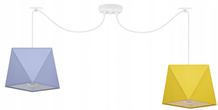 Lampa wisząca PAJĄK DIAMENCIK 2 różne kolory