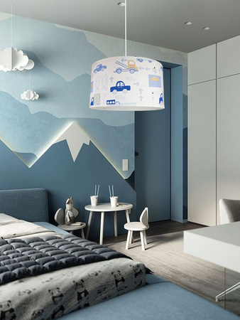 Lampa wisząca AUTKA NIEBIESKIE 4