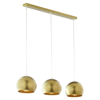 YODA GOLD ORBIT LAMPA WISZĄCA 3 PŁ
