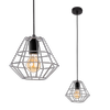 DIAMOND BLACK/CHROME LAMPA WISZĄCA 1 PŁ