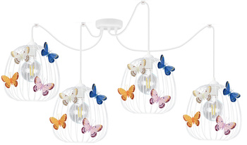Lampa wisząca PAJĄK MOTYLEK DRUM 4