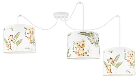 Lampa wisząca PAJĄK BOHO JUNGLE 3