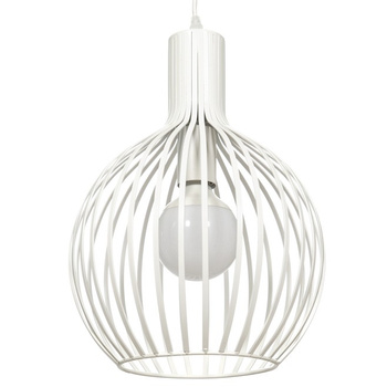 Lampa wisząca MILO 1 biała duża