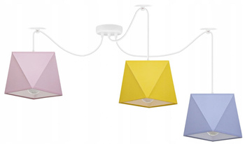 Lampa wisząca PAJĄK DIAMENCIK 3 różne kolory
