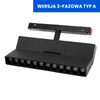Lampa z diodami do szyn magnetycznych łamana 12W 3000K DDCX-GDZD12 - TYP A