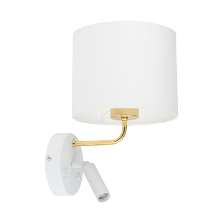 RICHI WHITE/GOLD KINKIET 2 PŁ