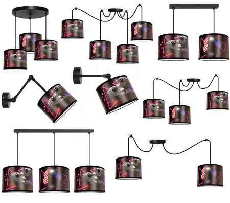 Lampa wisząca PAJĄK GAMING 4