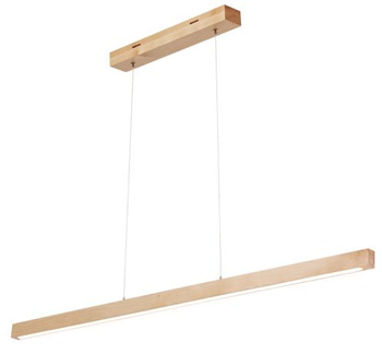 Lampa wisząca SMALL 1 LED 100 brzoza drewniana