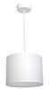 Lampa wisząca ADELLA 1 średnia biała