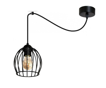 Lampa wisząca PAJĄK DRUCIAK DIAMOND OWAL