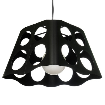 Lampa wisząca CLEO 1 TRAPEZ czarna