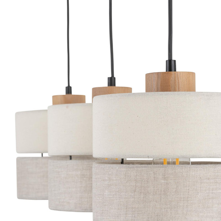 ECO LAMPA WISZĄCA 3 PŁ LISTWA