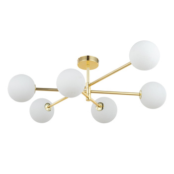 SARIUS GOLD LAMPA SUFITOWA 6 PŁ