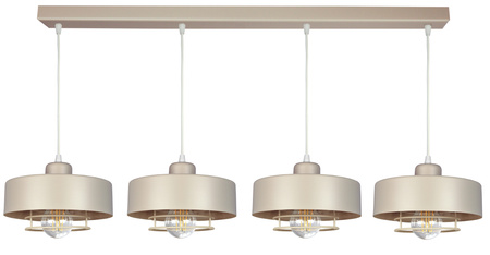 Lampa wisząca LOFT SPIRO 4 beż