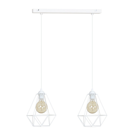 Lampa wisząca DIAMOND 2 biała