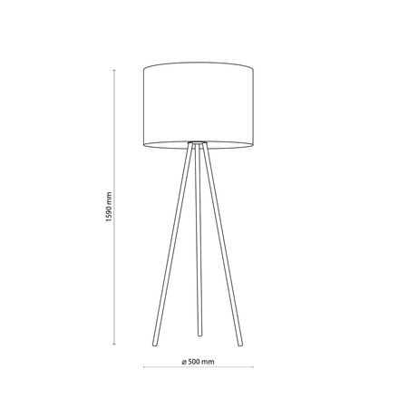 JUTA LAMPA PODŁOGOWA 1 PŁ