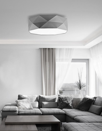 KANTOOR GRANATOWY LAMPA SUFITOWA 4PŁ 520