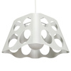 Lampa wisząca CLEO 1 TRAPEZ biała