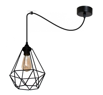 Lampa wisząca PAJĄK DRUCIAK DIAMOND duży