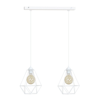 Lampa wisząca DIAMOND 2 biała