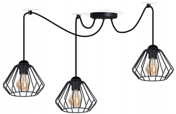 Lampa wisząca WIRE PAJĄK 3