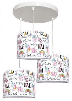Lampa sufitowa UNICORN 3 koło