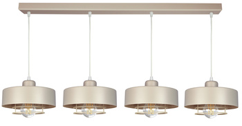 Lampa wisząca LOFT SPIRO 4 beż