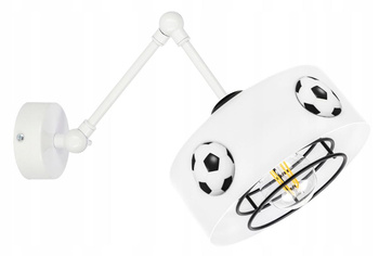 Kinkiet MUNDIAL SPIRO 1 biały na przegubach