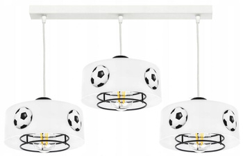 Lampa wisząca MUNDIAL SPIRO 3 biała