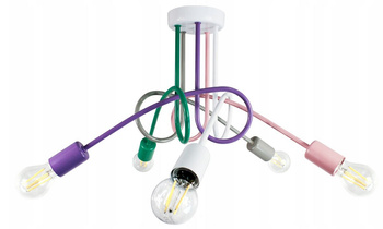 Lampa sufitowa EDISON 5 multicolor