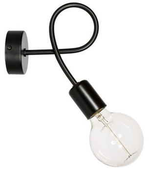 Kinkiet EDISON 1 czarny