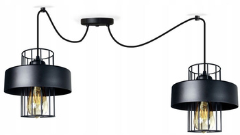 Lampa wisząca PAJĄK LOFT PRESTIGE 2 czarna