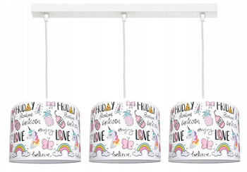 Lampa wisząca UNICORN 3 listwa