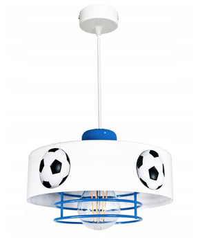 Lampa wisząca MUNDIAL SPIRO 1 niebieska