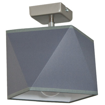 Lampa sufitowa ABAŻUR 3D szary