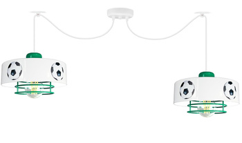 Lampa wisząca PAJĄK MUNDIAL SPIRO 2 zielony