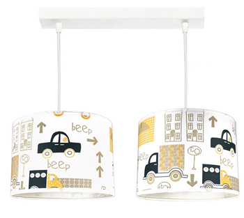 Lampa wisząca AUTKA ŻÓŁE 2