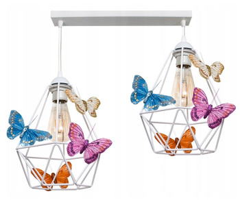 Lampa wisząca MOTYLEK 2 WHITE