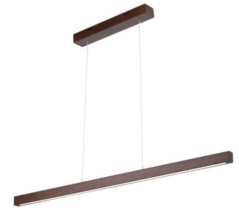 Lampa wisząca SMALL 1 LED 100 orzech drewniana