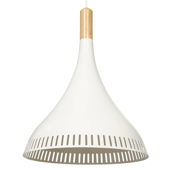 Lampa wisząca CONE 1 biała