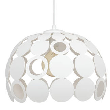 Lampa wisząca CARLEN 1 biała