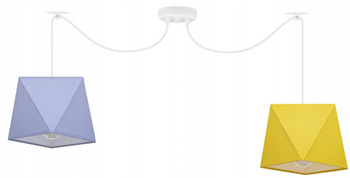 Lampa wisząca PAJĄK DIAMENCIK 2 różne kolory